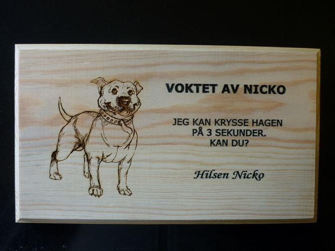 Hovedbilde 1290 Skilt Hund