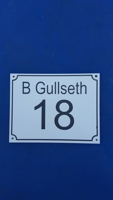 Hovedbilde Båt,  skilt