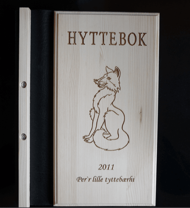 Hovedbilde 4022 Hyttebok motiv med rev