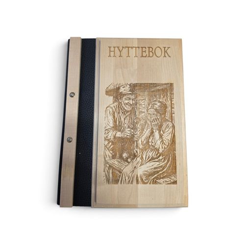 4023 A Hyttebok med motiv, Mann- Dame
